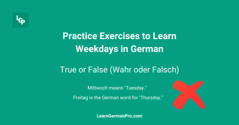 Weil Sentences in German Exercises with Answers - Learn German Pro