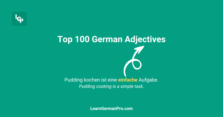 Top 100 German Adjectives